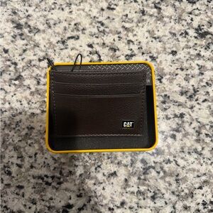 CAT Brown Card Holder